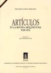 Artículos en la revista Arquitectura 1920-1934