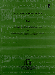 Cantada a Solo y cuatro Villancicos a 4 y 6 voces con violines y Ac. Catedral de Albarracín, siglo XVIII [Polifonía Aragonesa, XVI]