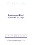 Documentos de Jaime I relacionados con Aragón (FHA 50)