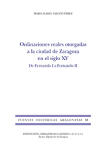 Ordinaciones reales otorgadas a la ciudad de Zaragoza en el siglo XV. De Fernando I a Fernando II (FHA 53)