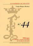 Villalengua. Encomienda y señorío de la Orden de San Juan de Jerusalén. Cuadernos de Aragón, 44