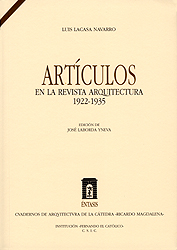 Artículos en la revista Arquitectura 1922-1935