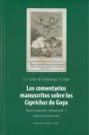 Los comentarios manuscritos sobre los Caprichos de Goya. Tomo I
