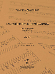 Lamentaciones de Semana Santa [Polifonía Aragonesa, XXI]